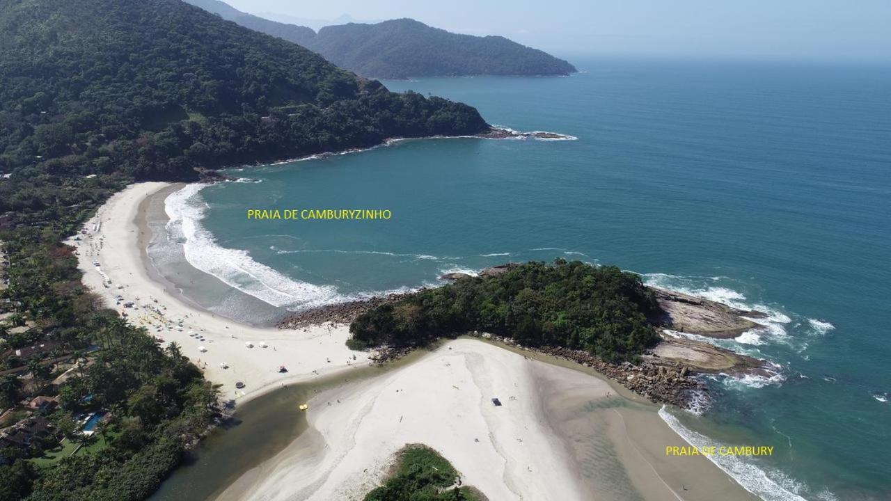 Vista Magica Na Praia De Camburizinho A Sao Sebastiao  Exterior photo